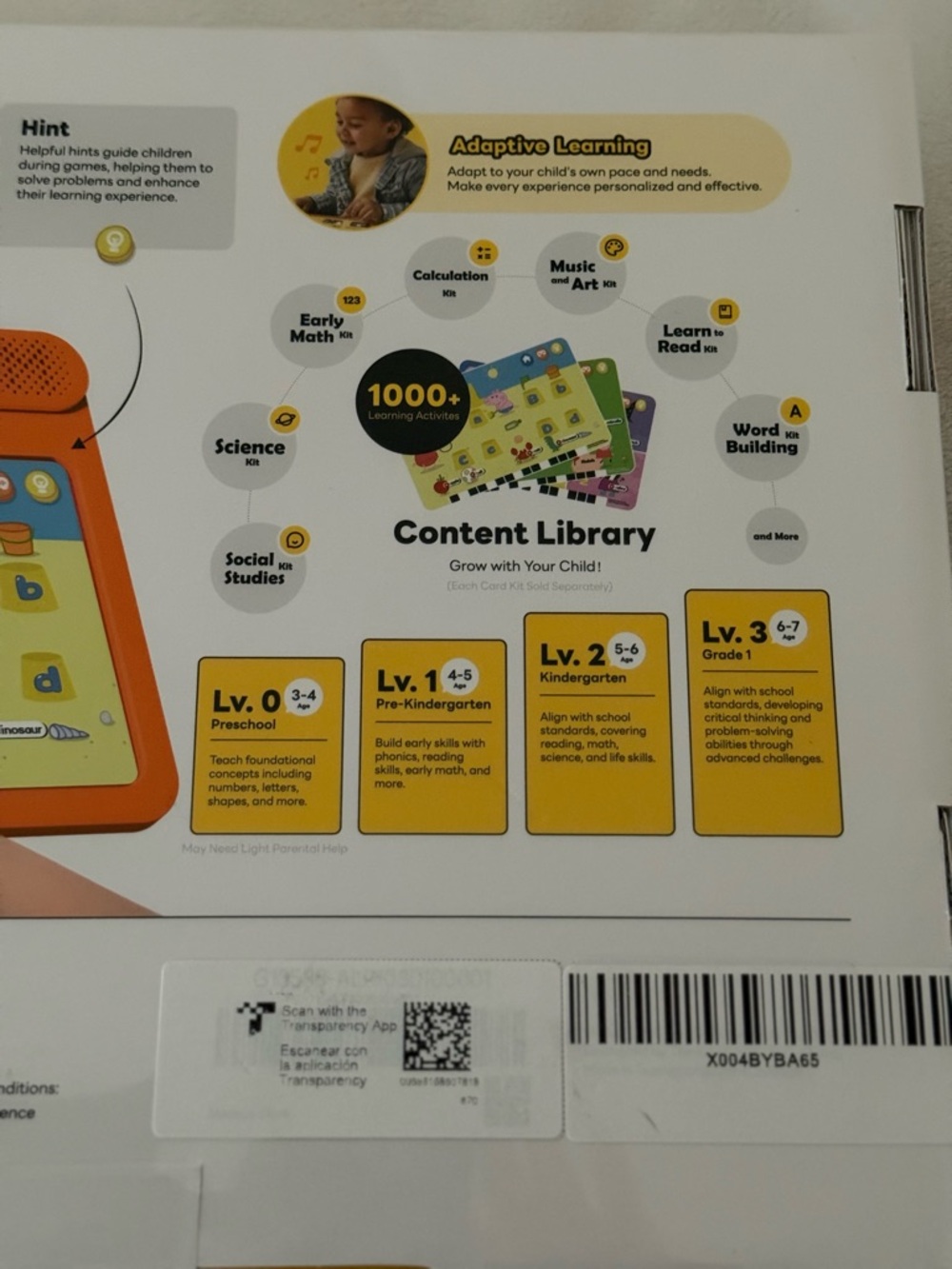 Learning Pad Tablet - Orange - Picture 5 of 8